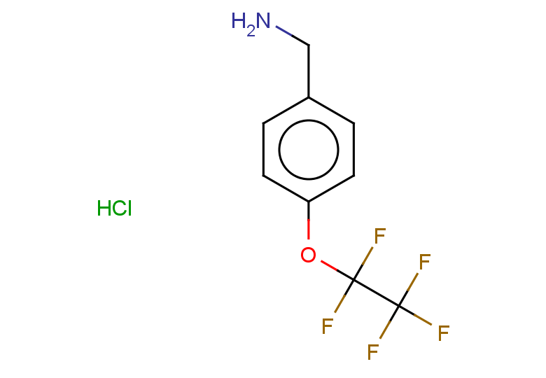 1-[4-(1,1,2,2,2-pentafluoroethoxy)phenyl]methanamine hydrochloride