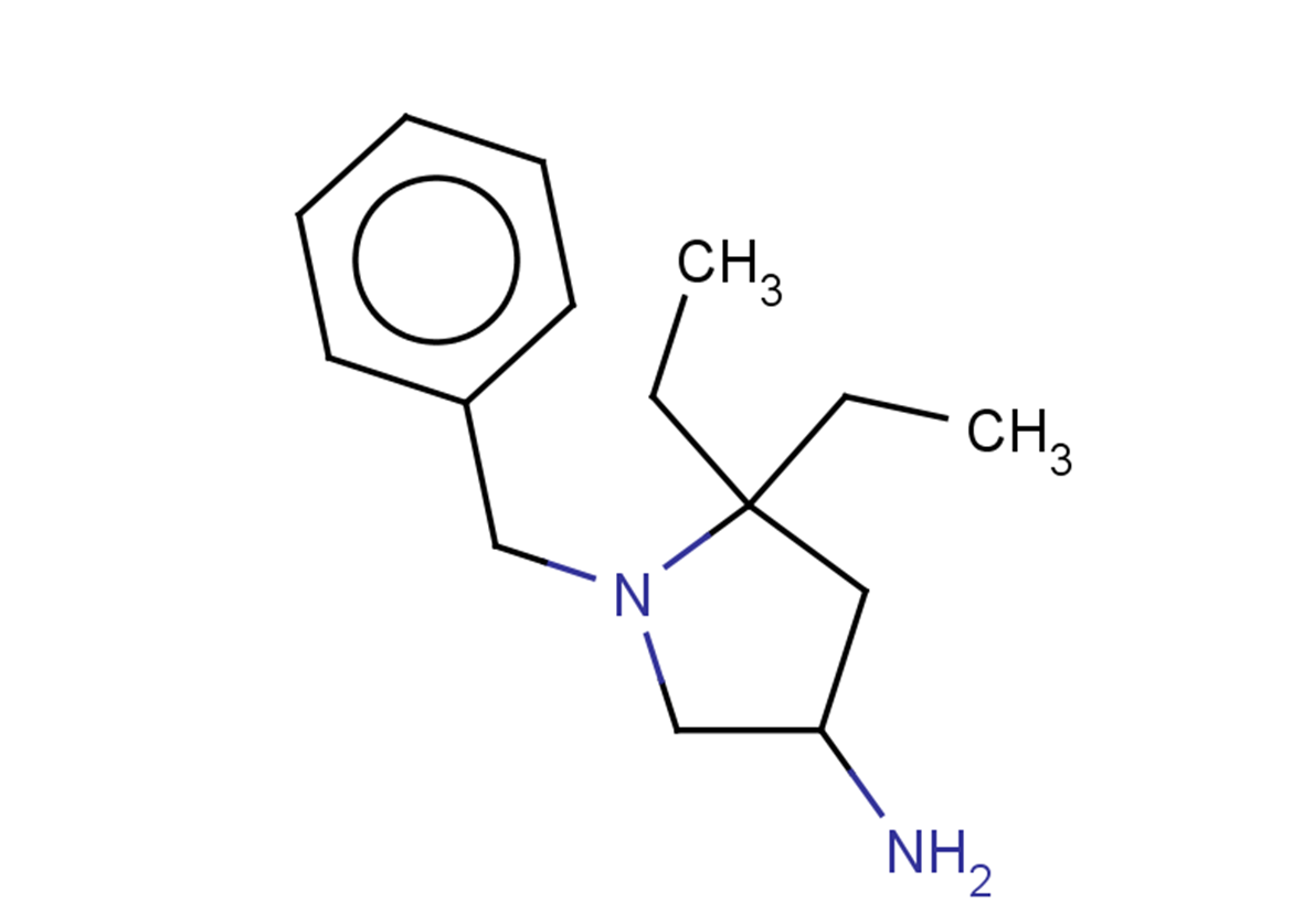 1-benzyl-5,5-diethylpyrrolidin-3-amine