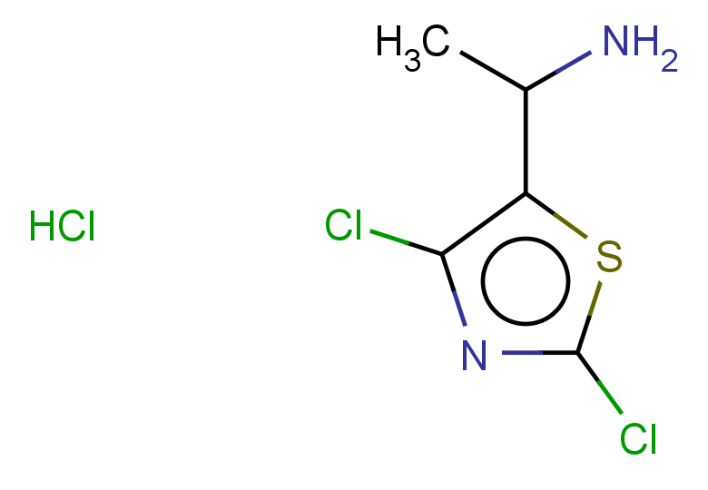 1-(2,4-dichloro-1,3-thiazol-5-yl)ethan-1-amine hydrochloride
