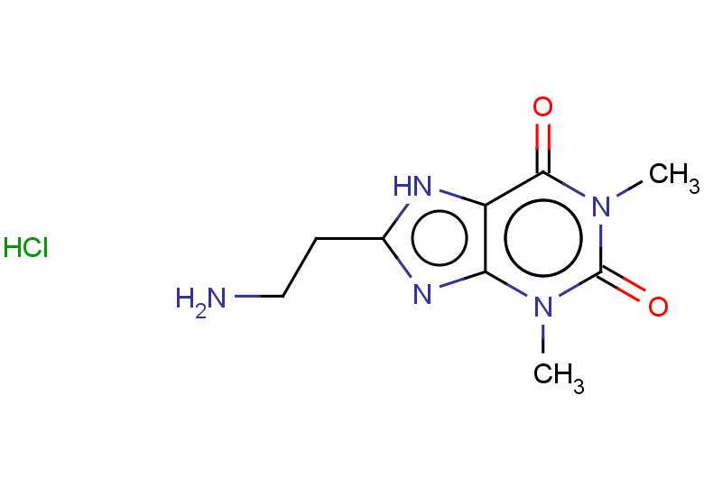 8-(2-aminoethyl)-1,3-dimethyl-2,3,6,7-tetrahydro-1H-purine-2,6-dione hydrochloride