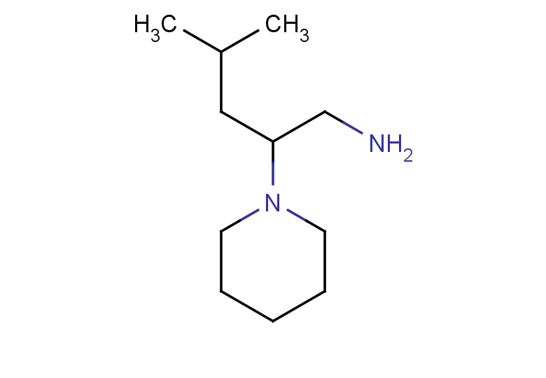 4-methyl-2-(piperidin-1-yl)pentan-1-amine
