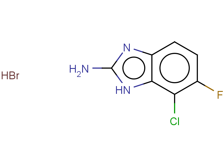 7-chloro-6-fluoro-1H-1,3-benzodiazol-2-amine hydrobromide