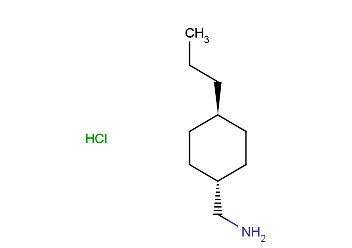 rac-1-[(1s,4r)-4-propylcyclohexyl]methanamine hydrochloride, trans