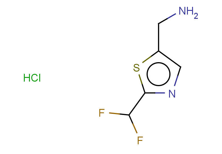 1-[2-(difluoromethyl)-1,3-thiazol-5-yl]methanamine hydrochloride