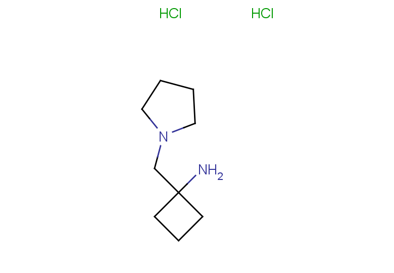 1-[(pyrrolidin-1-yl)methyl]cyclobutan-1-amine dihydrochloride