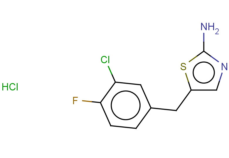 5-[(3-chloro-4-fluorophenyl)methyl]-1,3-thiazol-2-amine hydrochloride