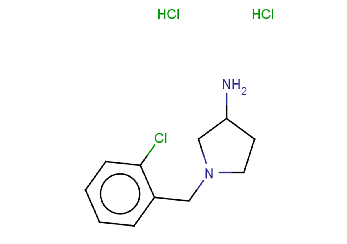 1-[(2-chlorophenyl)methyl]pyrrolidin-3-amine dihydrochloride