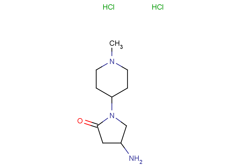 4-amino-1-(1-methylpiperidin-4-yl)pyrrolidin-2-one dihydrochloride