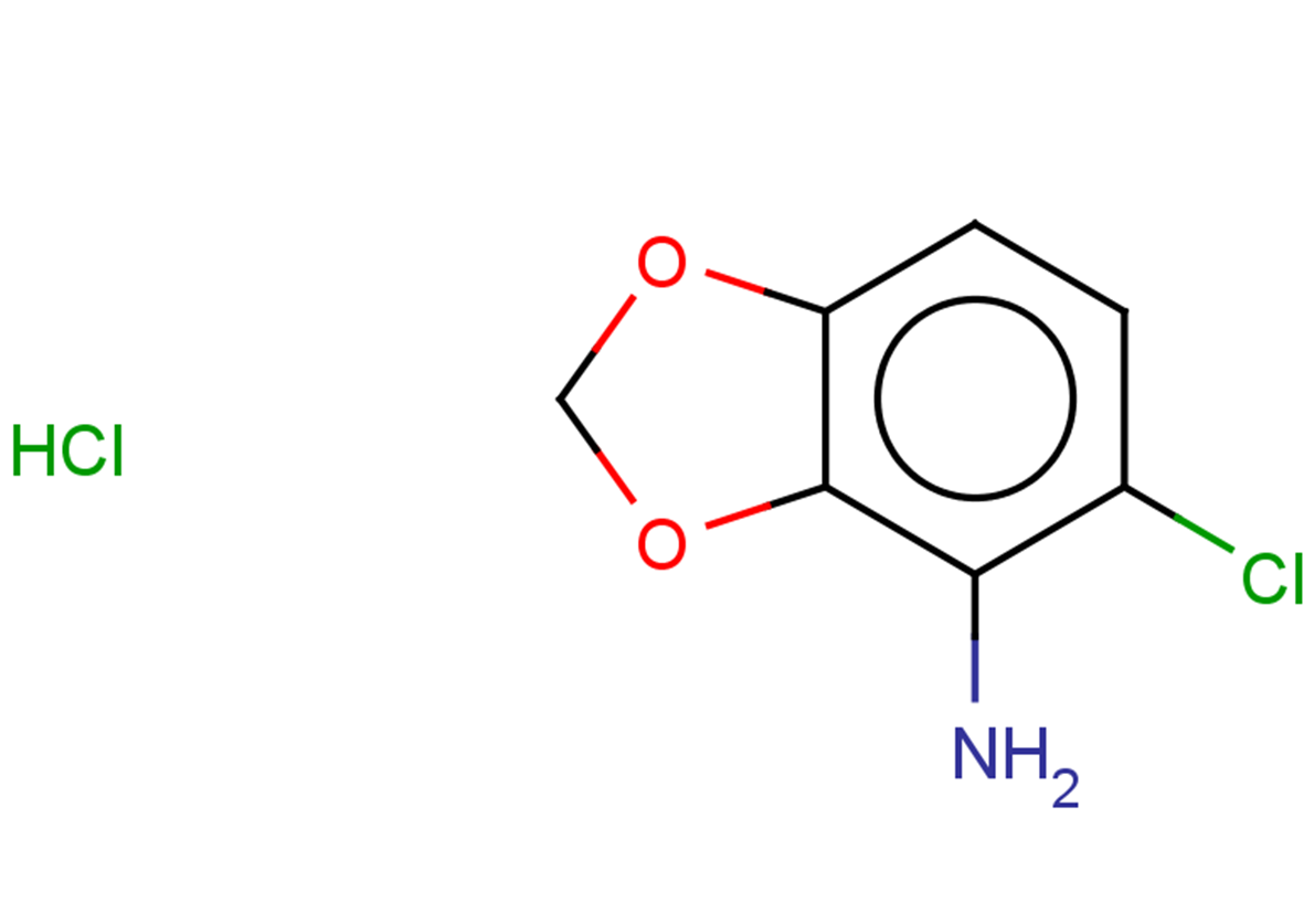 5-chloro-1,3-dioxaindan-4-amine hydrochloride