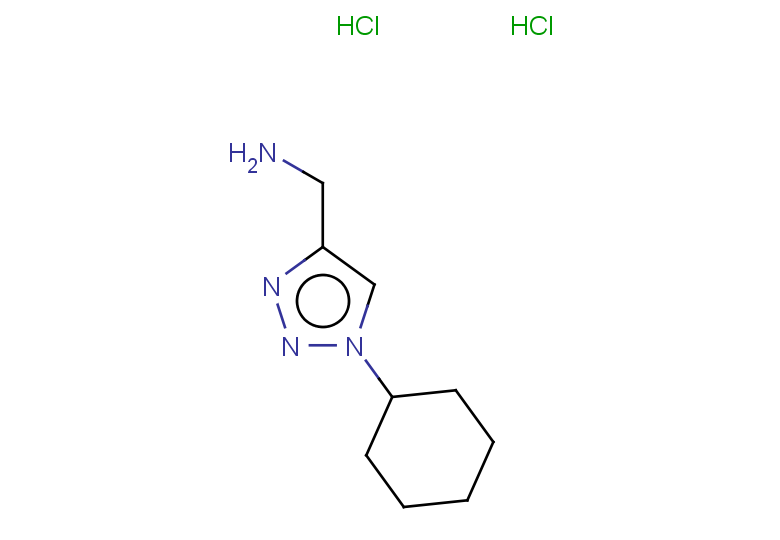 1-(1-cyclohexyl-1H-1,2,3-triazol-4-yl)methanamine dihydrochloride