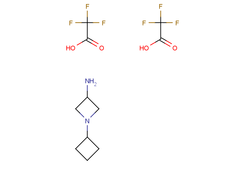 1-cyclobutylazetidin-3-amine, bis(trifluoroacetic acid)