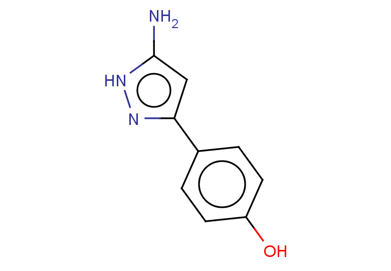 4-(5-amino-1H-pyrazol-3-yl)phenol