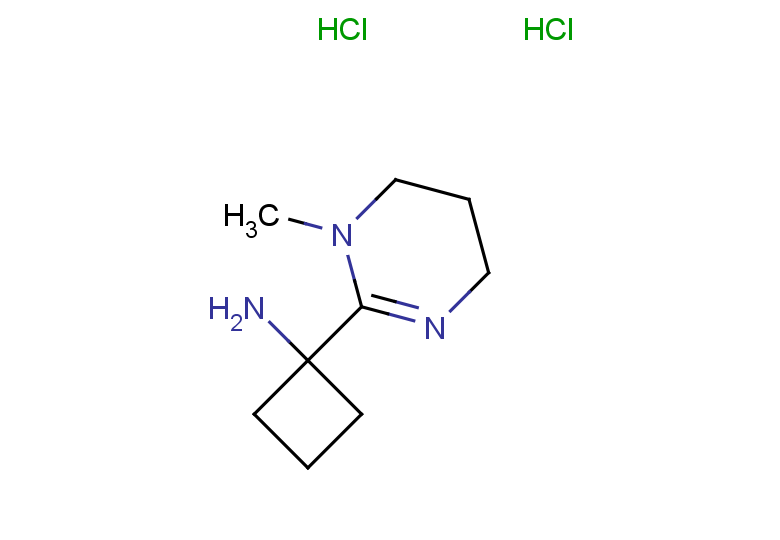 1-(1-methyl-1,4,5,6-tetrahydropyrimidin-2-yl)cyclobutan-1-amine dihydrochloride