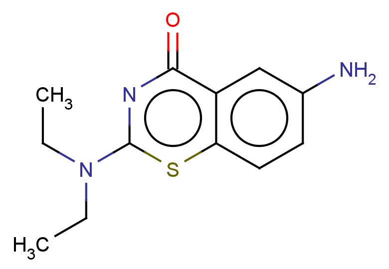 6-amino-2-(diethylamino)-4H-1,3-benzothiazin-4-one