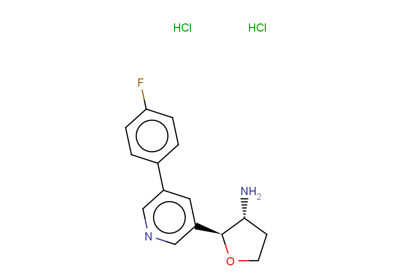 rac-(2R,3S)-2-[5-(4-fluorophenyl)pyridin-3-yl]oxolan-3-amine dihydrochloride, trans