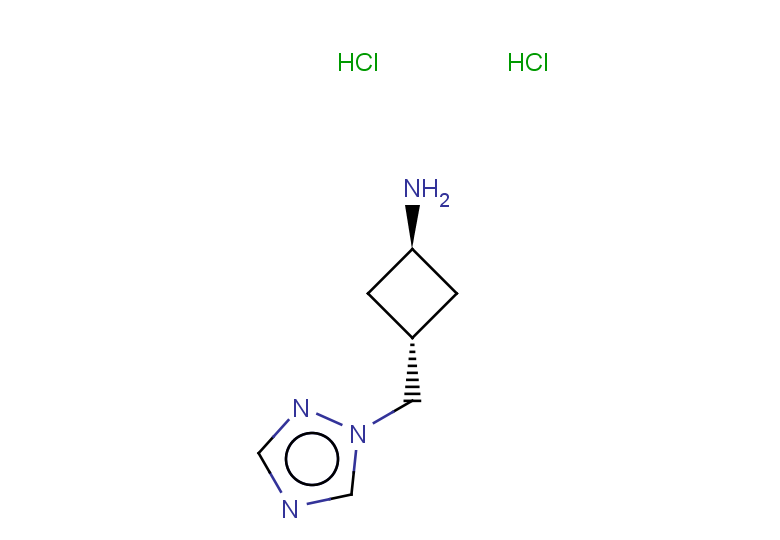 (1r,3r)-3-[(1H-1,2,4-triazol-1-yl)methyl]cyclobutan-1-amine dihydrochloride, trans