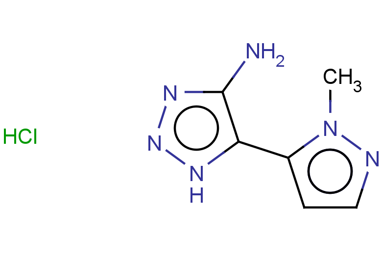 5-(1-methyl-1H-pyrazol-5-yl)-1H-1,2,3-triazol-4-amine hydrochloride