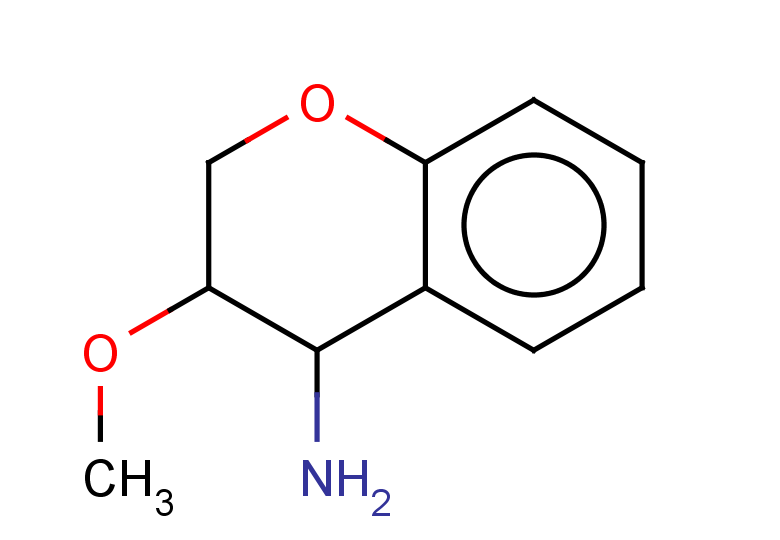 3-methoxy-3,4-dihydro-2H-1-benzopyran-4-amine, Mixture of diastereomers