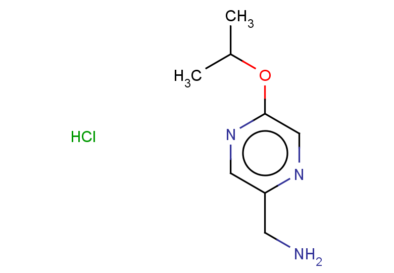 [5-(propan-2-yloxy)pyrazin-2-yl]methanamine hydrochloride