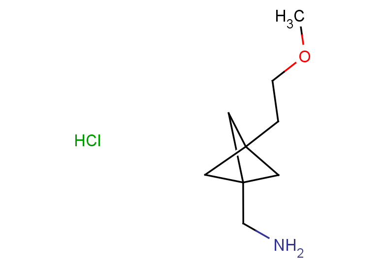 1-[3-(2-methoxyethyl)bicyclo[1.1.1]pentan-1-yl]methanamine hydrochloride