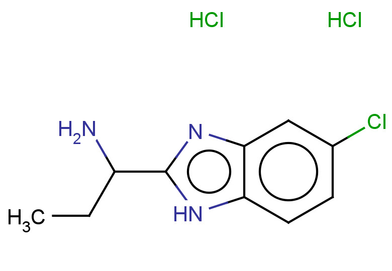 1-(5-chloro-1H-1,3-benzodiazol-2-yl)propan-1-amine dihydrochloride