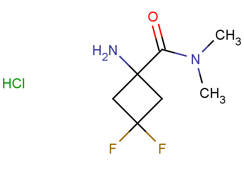 1-amino-3,3-difluoro-N,N-dimethylcyclobutane-1-carboxamide hydrochloride