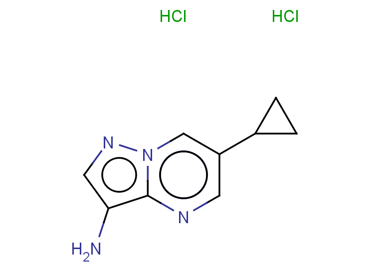 6-cyclopropylpyrazolo[1,5-a]pyrimidin-3-amine dihydrochloride