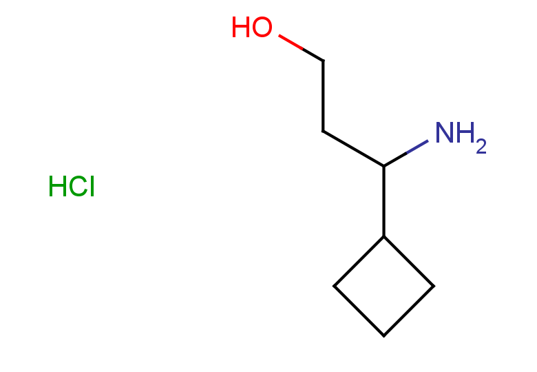 3-amino-3-cyclobutylpropan-1-ol hydrochloride