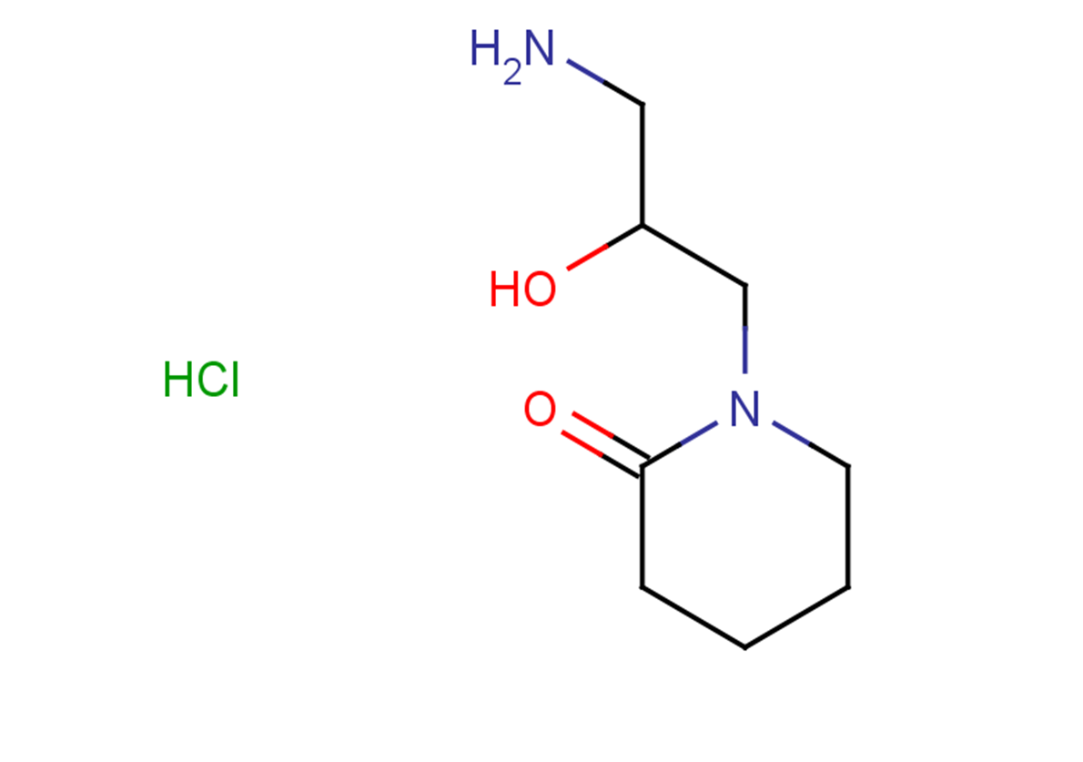 1-(3-amino-2-hydroxypropyl)piperidin-2-one hydrochloride