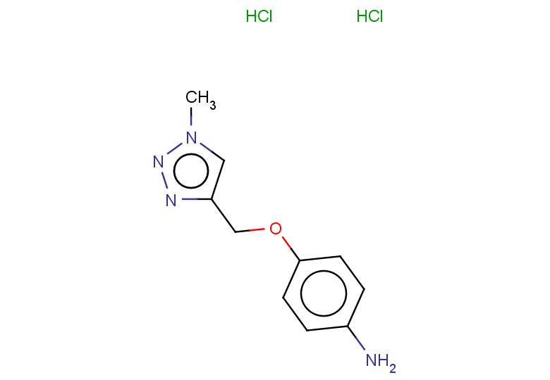 4-[(1-methyl-1H-1,2,3-triazol-4-yl)methoxy]aniline dihydrochloride