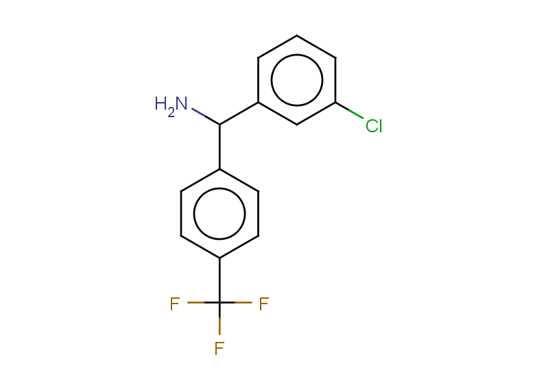 (3-chlorophenyl)(4-(trifluoromethyl)phenyl)methanamine