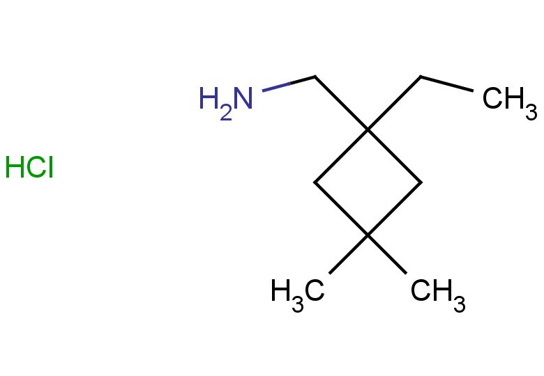 1-(1-ethyl-3,3-dimethylcyclobutyl)methanamine hydrochloride