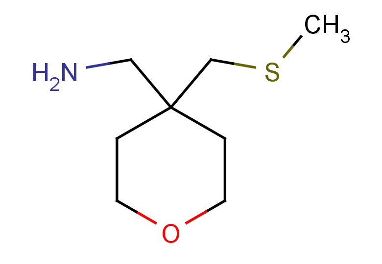 1-{4-[(methylsulfanyl)methyl]oxan-4-yl}methanamine