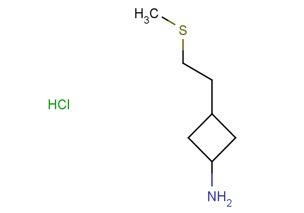 3-[2-(methylsulfanyl)ethyl]cyclobutan-1-amine hydrochloride, Mixture of diastereomers