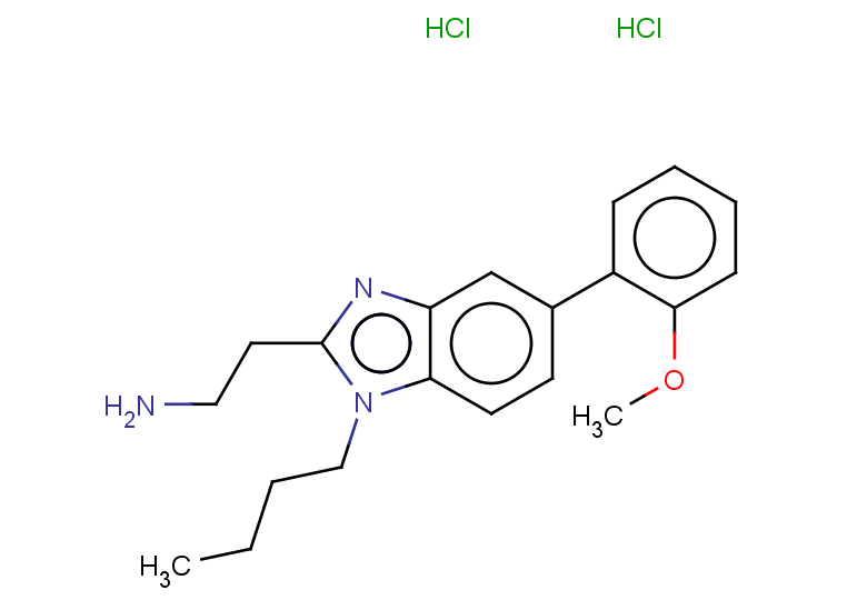 2-[1-butyl-5-(2-methoxyphenyl)-1H-1,3-benzodiazol-2-yl]ethan-1-amine dihydrochloride