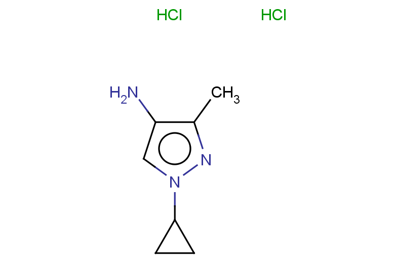 1-cyclopropyl-3-methyl-1H-pyrazol-4-amine dihydrochloride