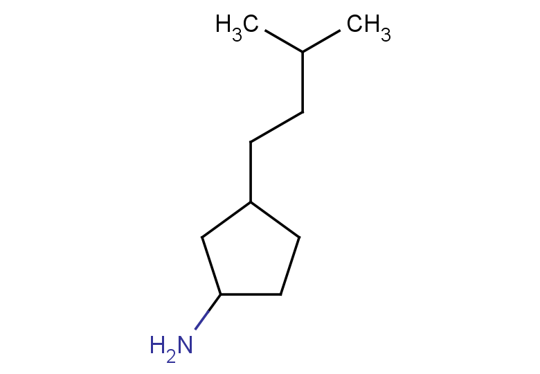 3-(3-methylbutyl)cyclopentan-1-amine, Mixture of diastereomers