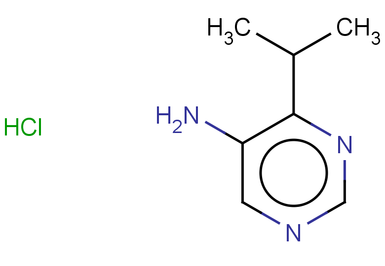 4-(propan-2-yl)pyrimidin-5-amine hydrochloride