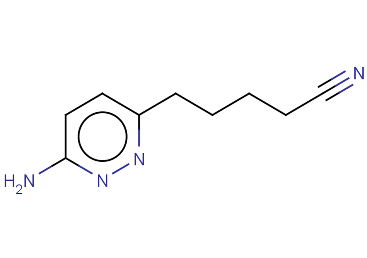 5-(6-aminopyridazin-3-yl)pentanenitrile