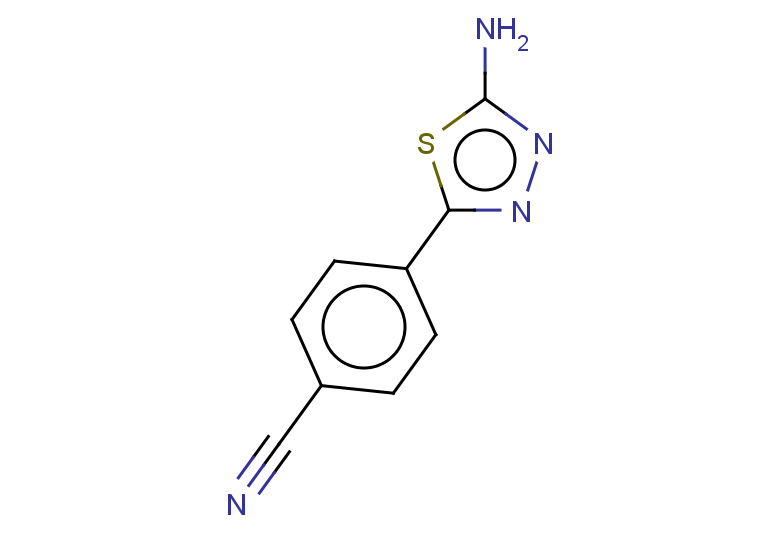 4-(5-amino-1,3,4-thiadiazol-2-yl)benzonitrile