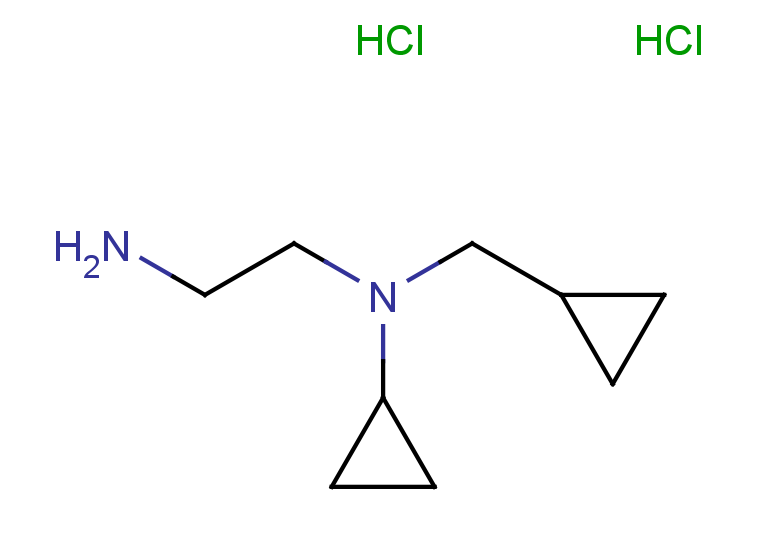 N-(2-aminoethyl)-N-(cyclopropylmethyl)cyclopropanamine dihydrochloride