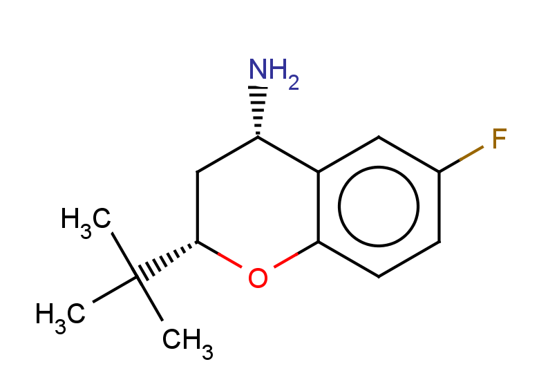 (2S,4S)-2-tert-butyl-6-fluoro-3,4-dihydro-2H-1-benzopyran-4-amine