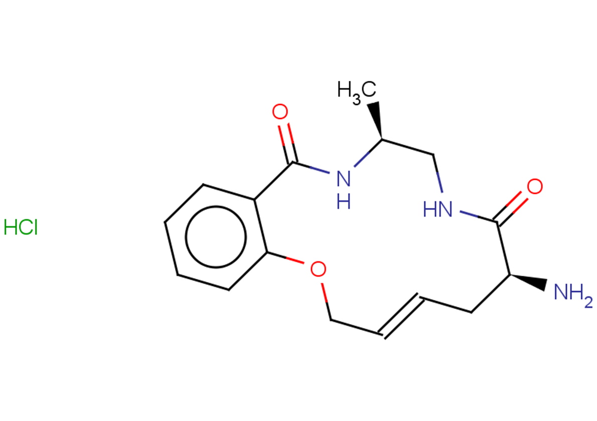 (6S,10S)-6-amino-10-methyl-5,6,7,8,9,10,11,12-octahydro-2H-1,8,11-benzoxadiazacyclotetradecine-7,12-dione hydrochloride