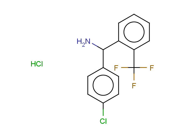(4-chlorophenyl)[2-(trifluoromethyl)phenyl]methanamine hydrochloride