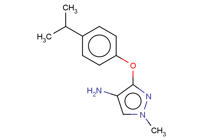 1-methyl-3-[4-(propan-2-yl)phenoxy]-1H-pyrazol-4-amine