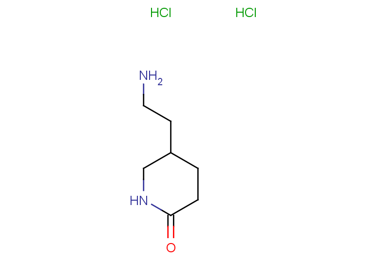 5-(2-aminoethyl)piperidin-2-one dihydrochloride