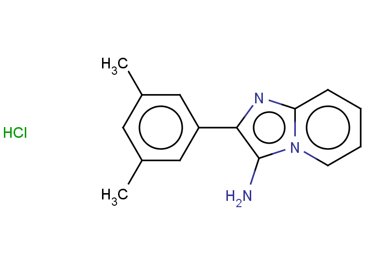 2-(3,5-dimethylphenyl)imidazo[1,2-a]pyridin-3-amine hydrochloride