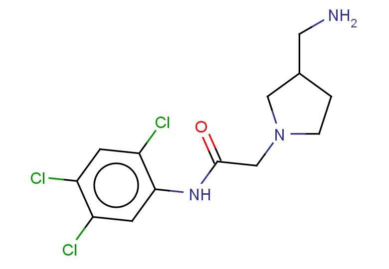 2-[3-(aminomethyl)pyrrolidin-1-yl]-N-(2,4,5-trichlorophenyl)acetamide