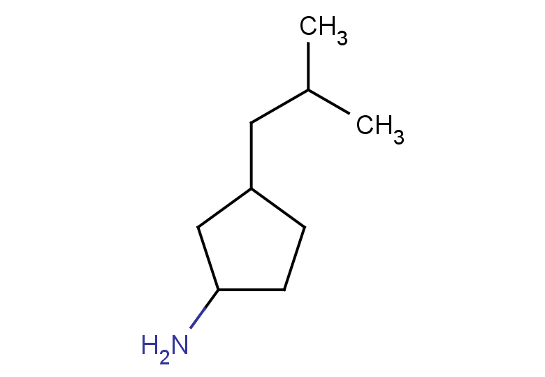 3-(2-methylpropyl)cyclopentan-1-amine, Mixture of diastereomers