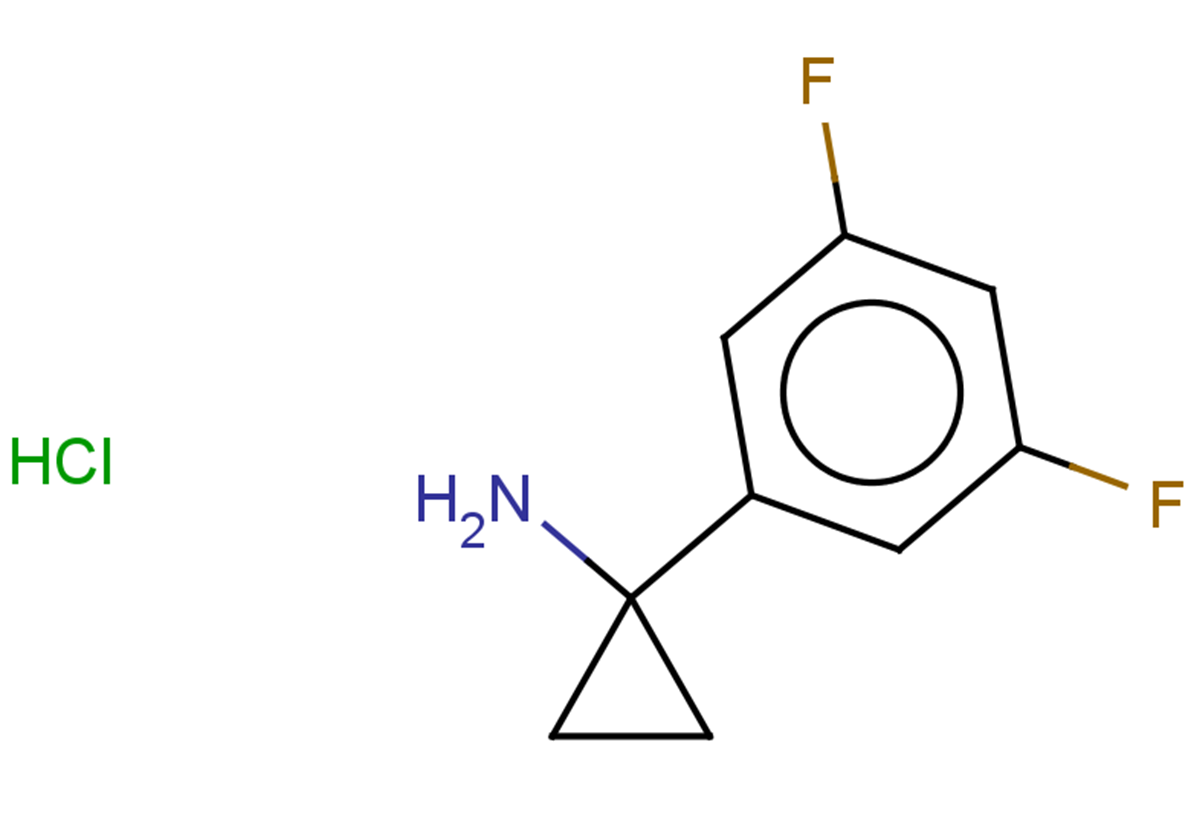 1-(3,5-difluorophenyl)cyclopropan-1-amine hydrochloride